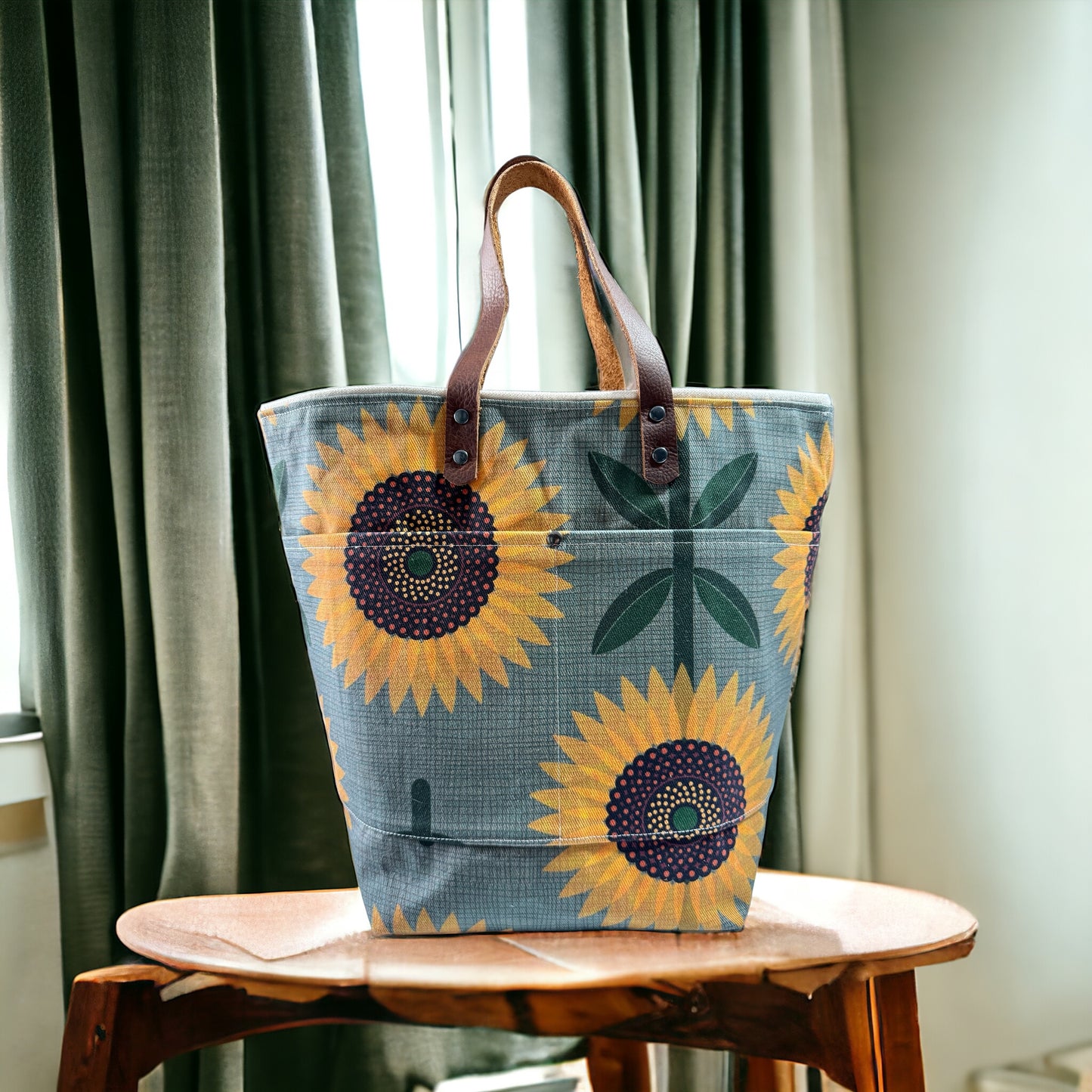 Sunny Retro Sunflowers 502