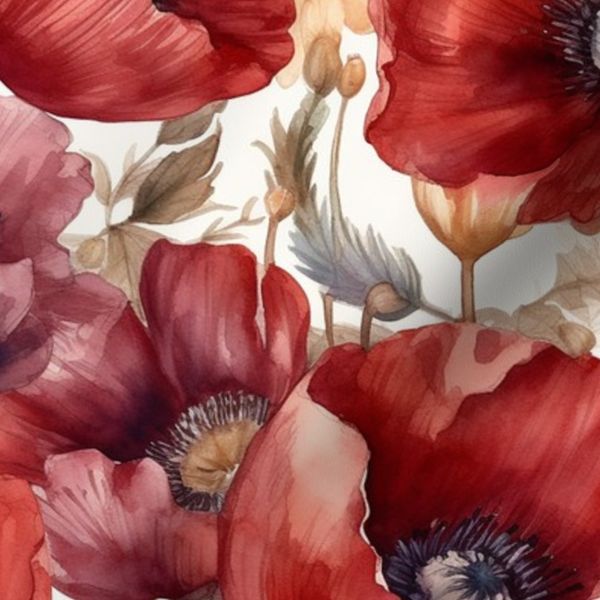 Watercolor Purple-Burgundy