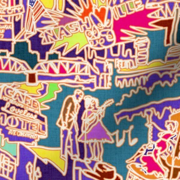 Hey Nashville (Multicolor)