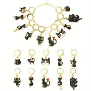 Whimsical Cat Stitch Markers