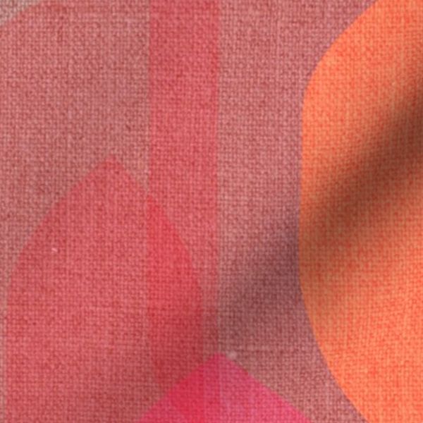 Mid Century Colour Blocks Rouge