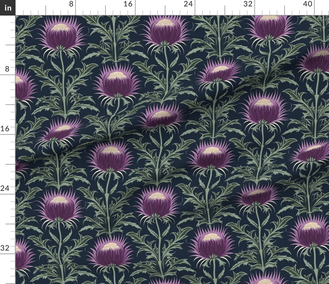 Art Nouveau Thistles