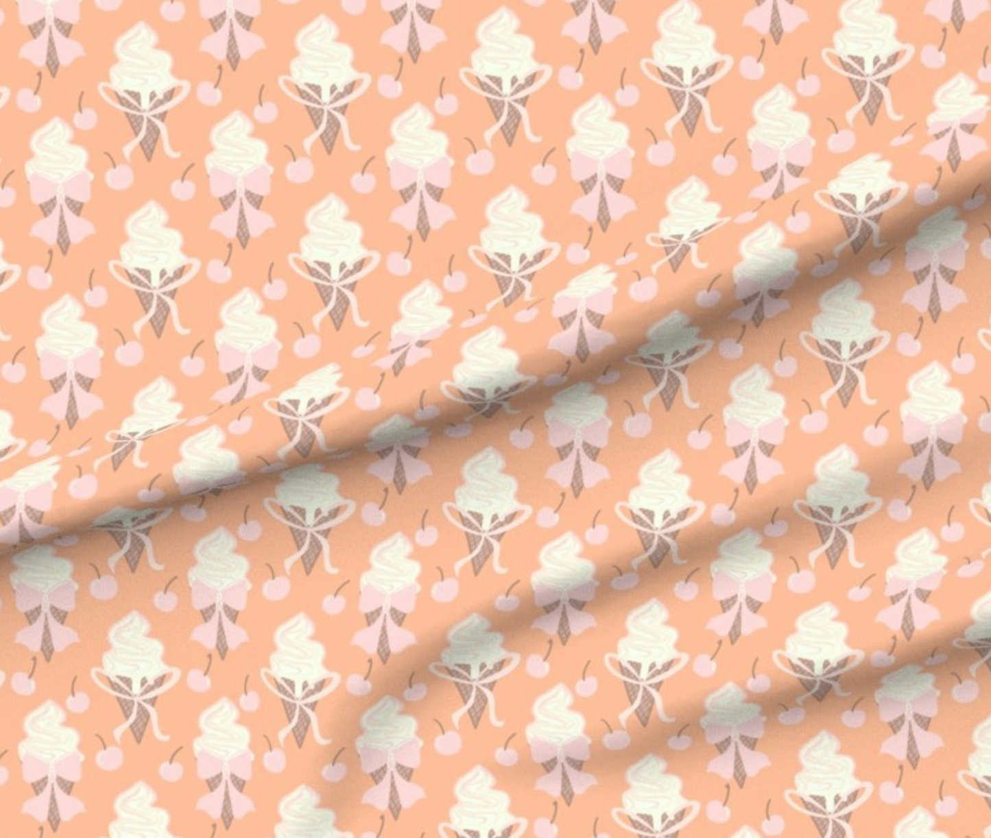 Khaki and Ice Cream Cone-custom order