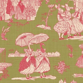 Gussie Sock-Toile Jouy Versalles Party-19475826