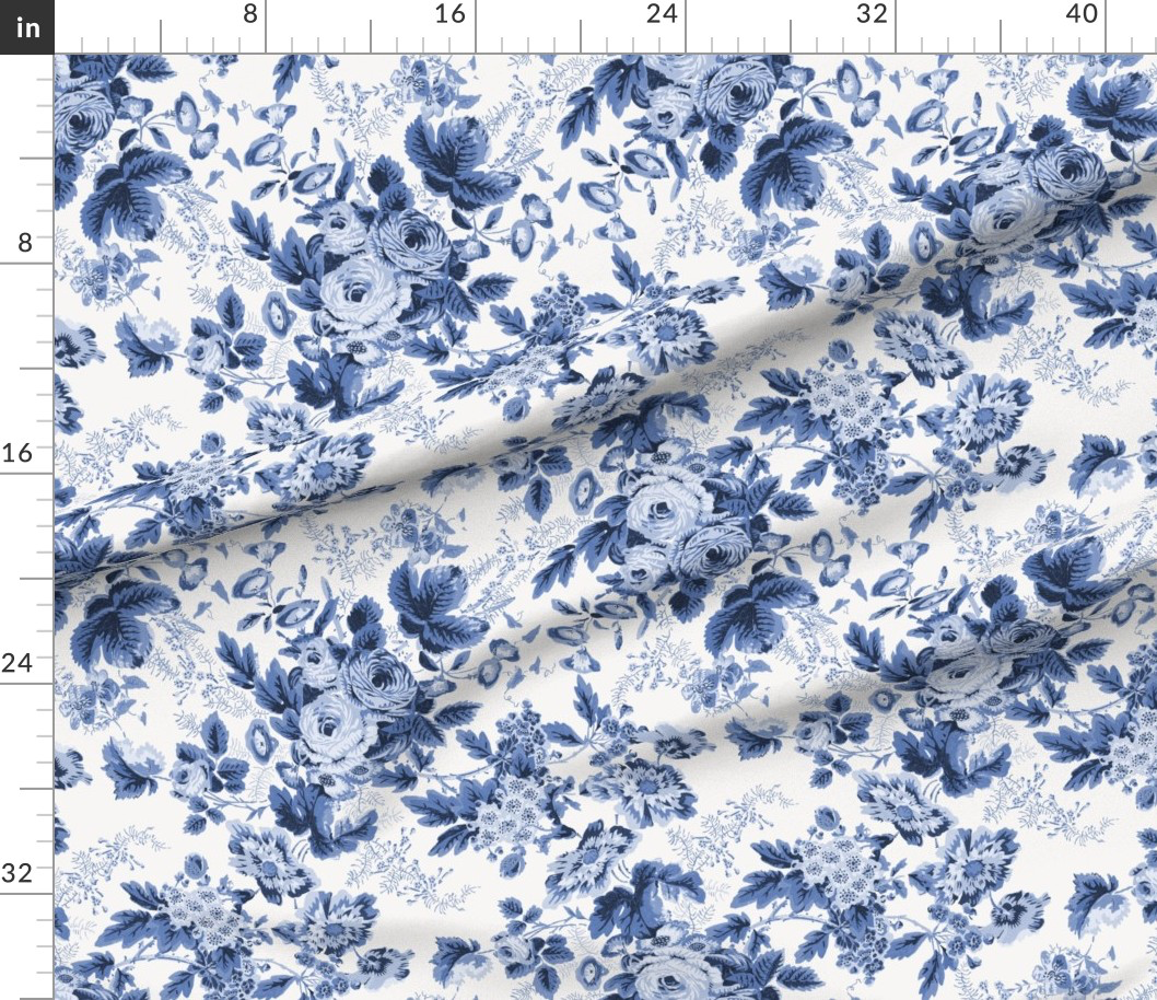 English Chintz Blue