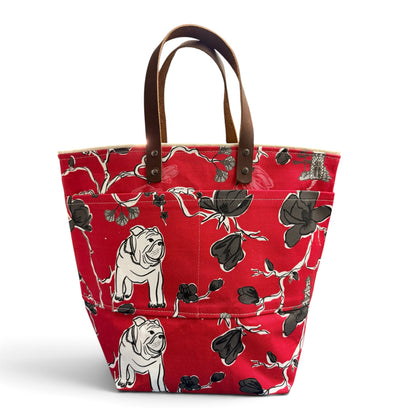 Red and Black Preppy Bulldog