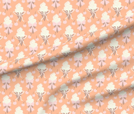 Khaki and Ice Cream Cone-custom order