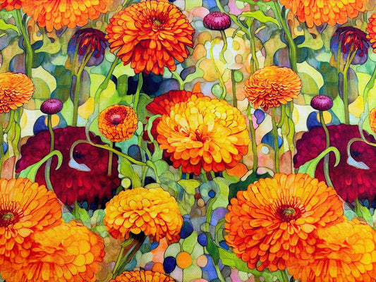 Zinnia Blossoms