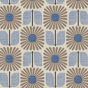 Gussie Sock-Square Blooms-Fall-Blue and Gray-15343856