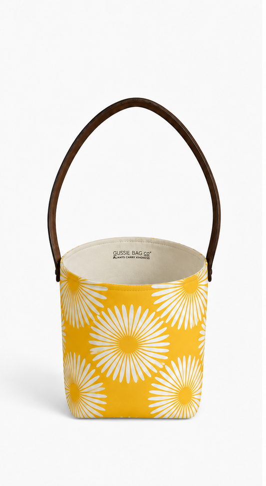 Gussie Sock-Welcoming Wall-Yellow